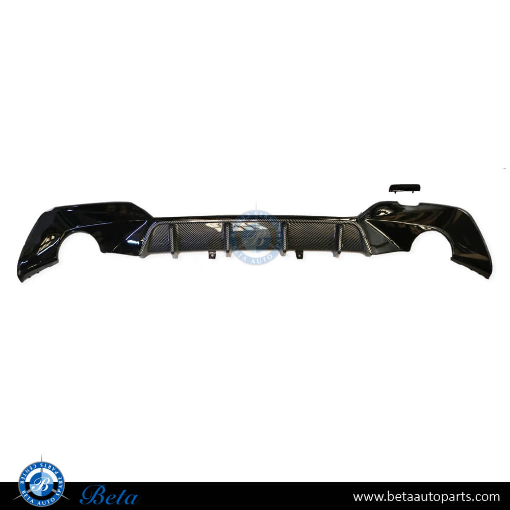 Rear Diffuser M-Performance Rock look for M-Tek Carbon for BMW 3 Series G20 2019-Up models, Part Number 51192455856 / 51192455821 Rear Diffuser M-Performance Rock look for M-Tek Carbon for BMW 3 Series G20 2019-Up models, Part Number 51192455856 / 51192455821